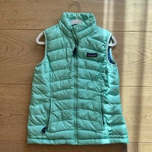 Patagonia Light Green Quilted Vest